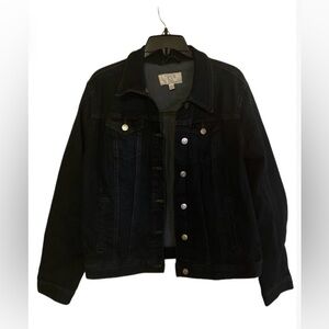 Time and Tru Dark Denim Jacket for Women